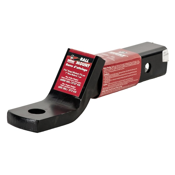 Husky Towing 31360; Ball Mount; Class III/IV; Fits 2 In Receiver; 6000 lb; 2-1/4 In Drop, 1 In Rise 31360 - main